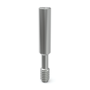 Short impression abutment screw