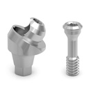 30° Angled abutment + clinical screw conical connection