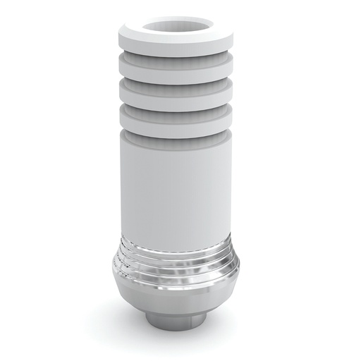 Mechanised base abutment + Castable abutment Internal connection